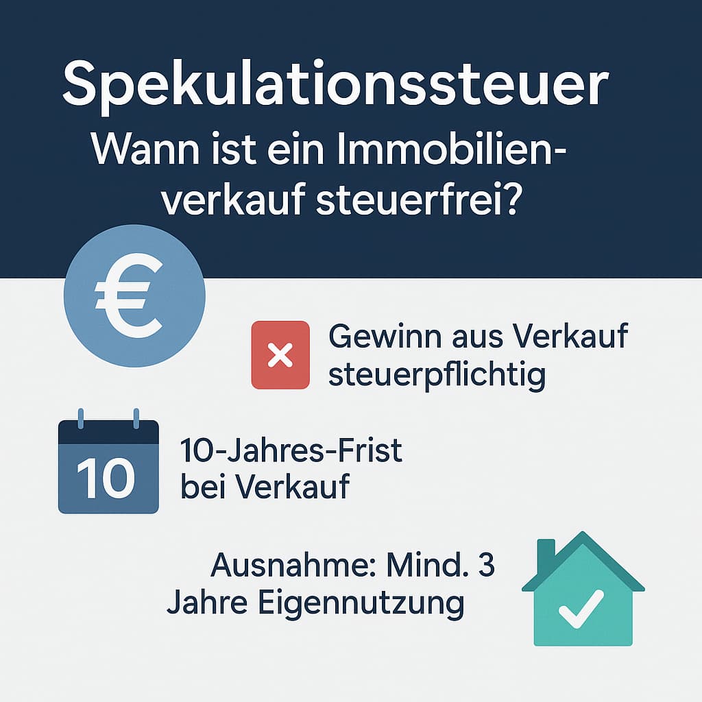 Spekulationssteuer Immobilienverkauf