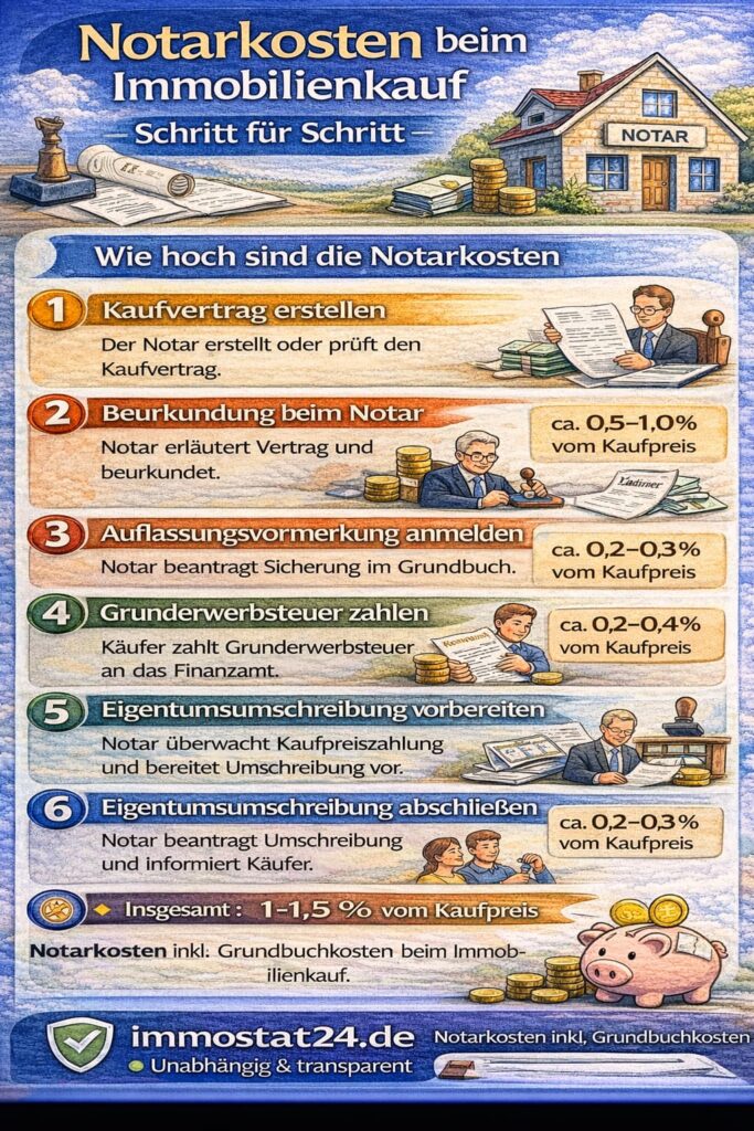 Notarkosten beim Immobilienkauf: Was kommt auf dich zu?