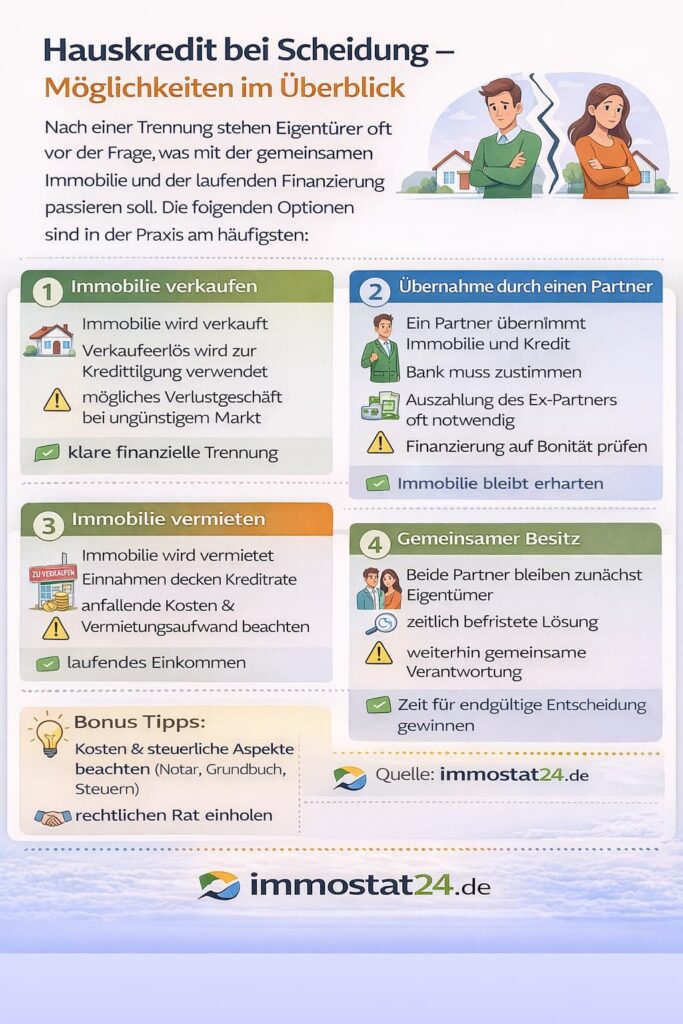 🏡 Immobilienfinanzierung bei Scheidung oder Trennung – was beachten?