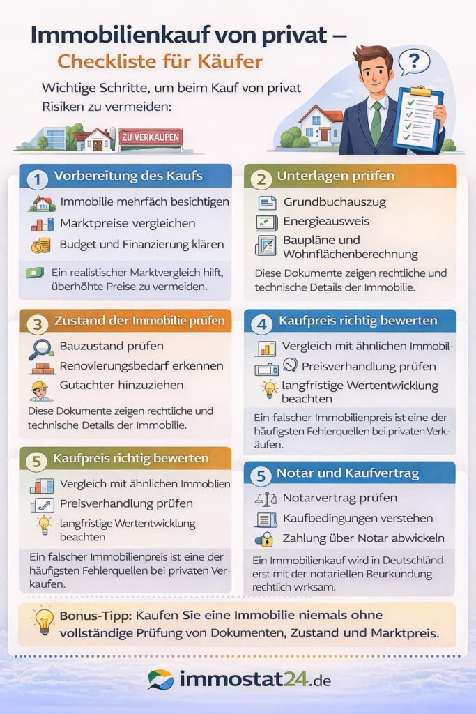 🏠 Immobilienkauf von Privat – wie Sie Risiken vermeiden und sicher kaufen