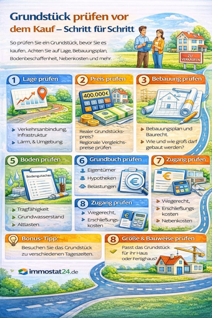 Grundstück vor dem Kauf prüfen: Checkliste, Kosten & wichtige Tipps