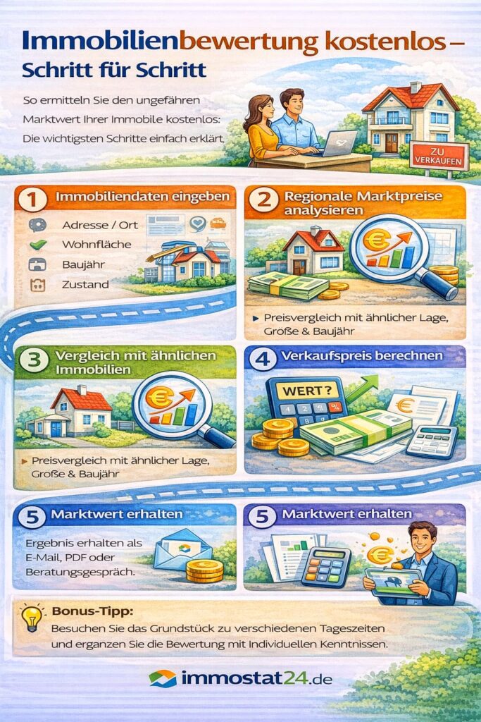 Immobilienbewertung kostenlos – wie funktioniert das?