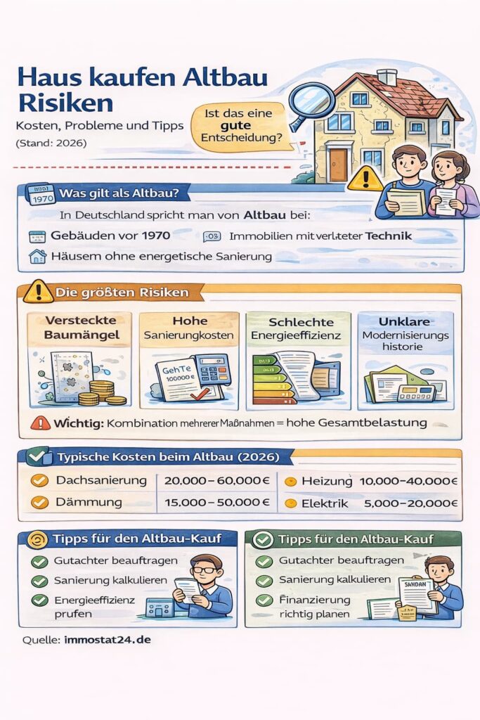 Haus kaufen Altbau Risiken: Kosten, Probleme & Tipps
