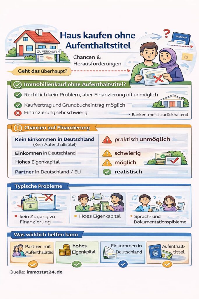 Haus kaufen ohne Aufenthaltstitel: Ist das in Deutschland möglich?