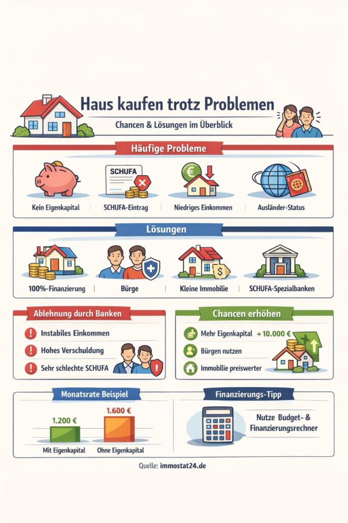 Haus kaufen trotz Problemen: Alle Möglichkeiten im Überblick