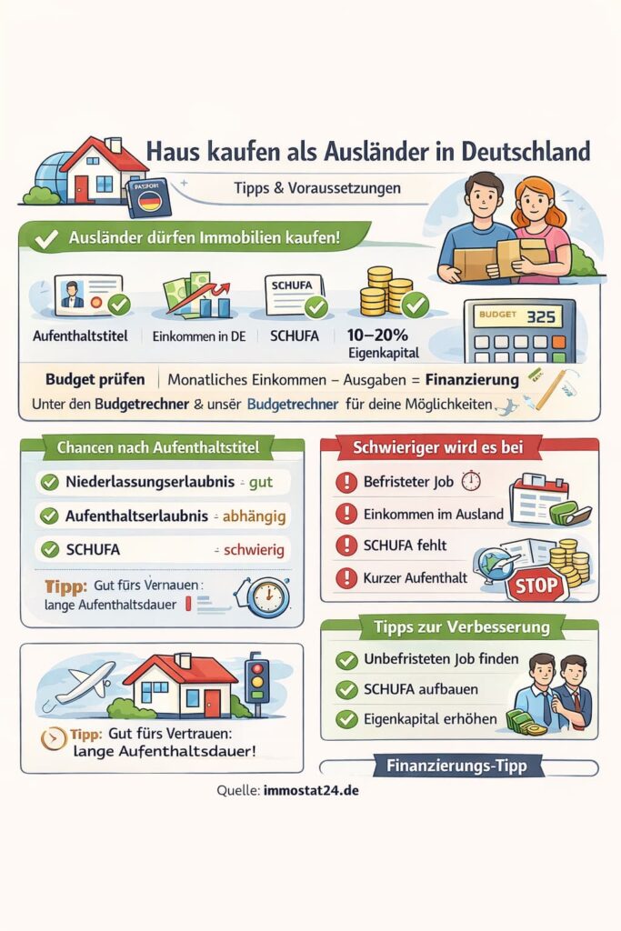 Haus oder Wohnung kaufen als Ausländer in Deutschland: Voraussetzungen & Tipps